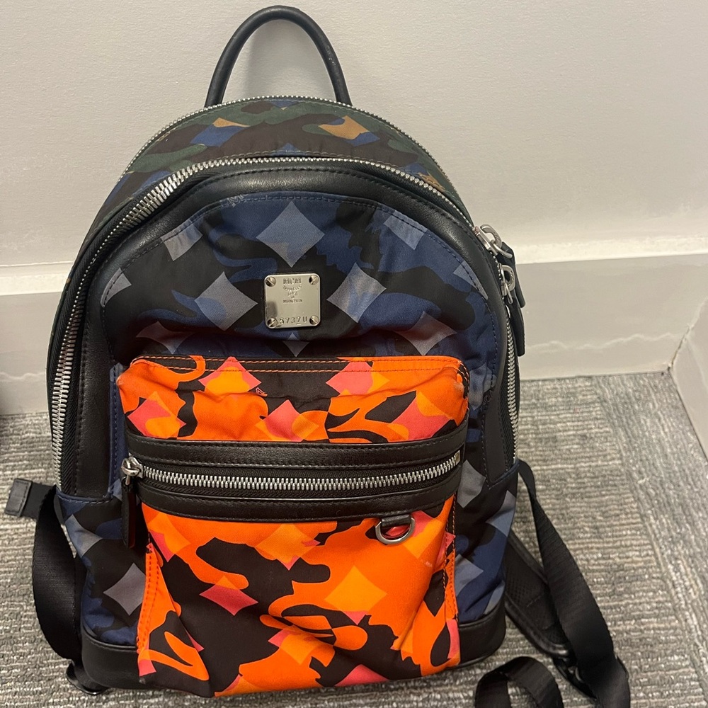MCM Munich Camo Backpack